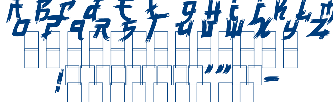 Manga style font